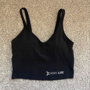 Lululemon align tank top black white orangetheory size 4